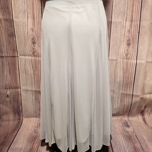 Soft Gray Tulle Evening Skirt